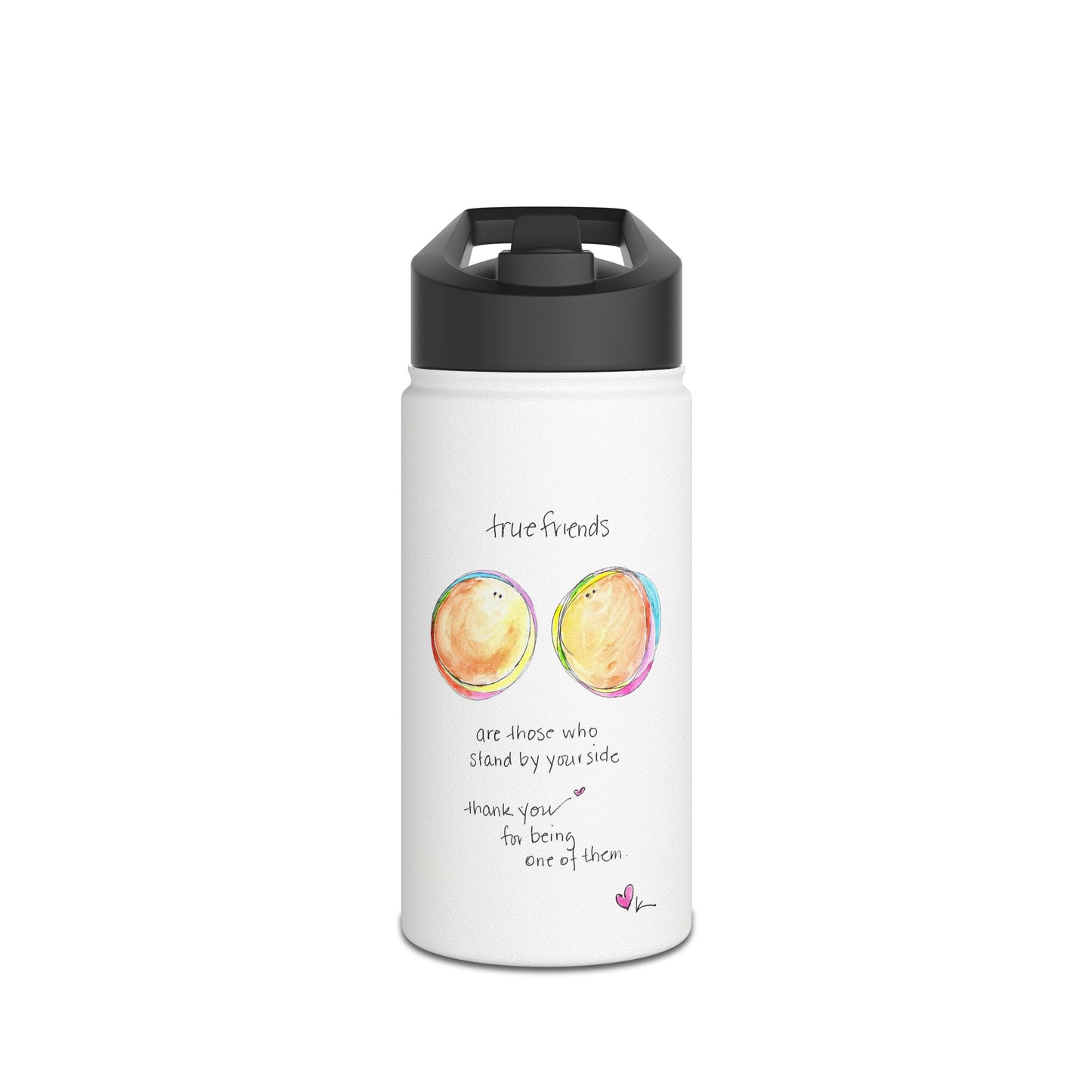 Stainless Steel Water Bottle, Standard Lid - True Friends