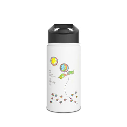 Stainless Steel Water Bottle, Standard Lid - Opportunity to Grow