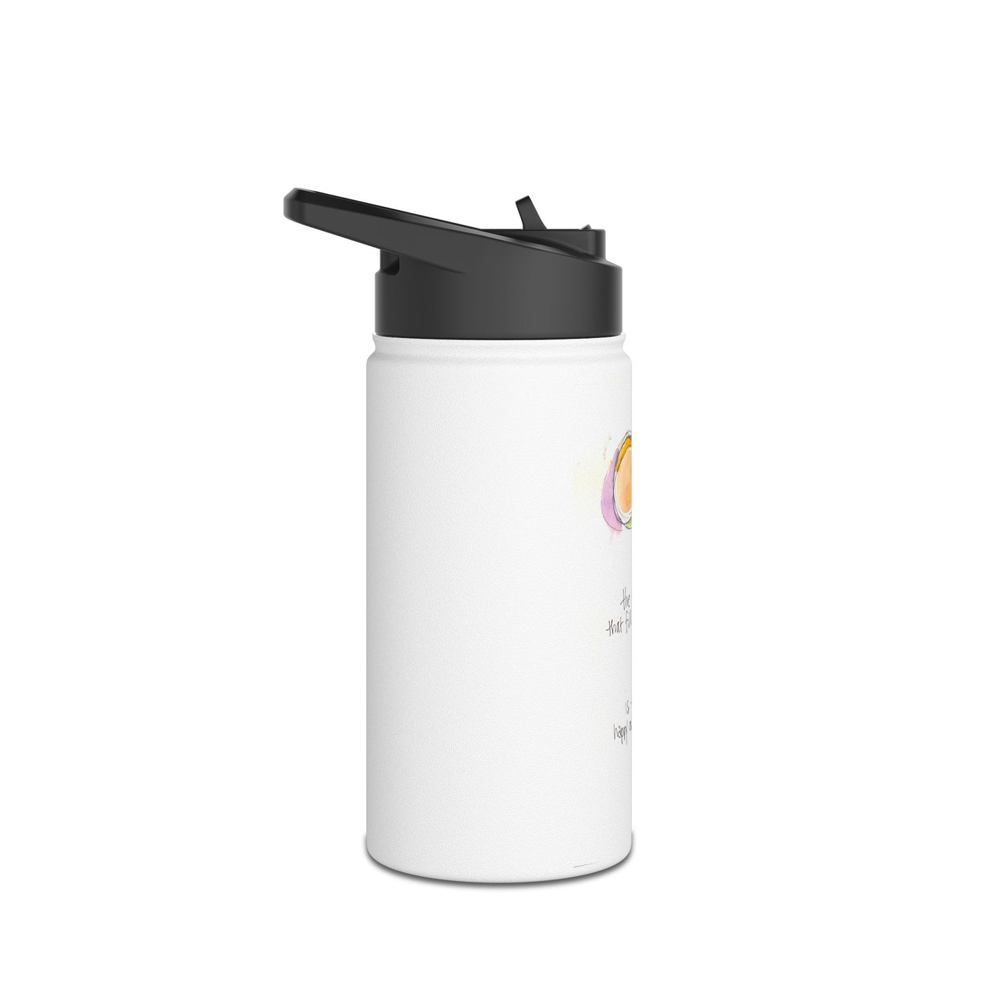 Stainless Steel Water Bottle, Standard Lid - Your Heart Alongside Mine