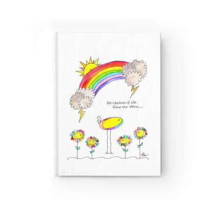 AFSP National Hardcover Journal - Rainbows follow Storms