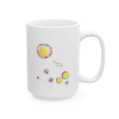 Ceramic Mug, (11oz, 15oz) - Reflecting with You