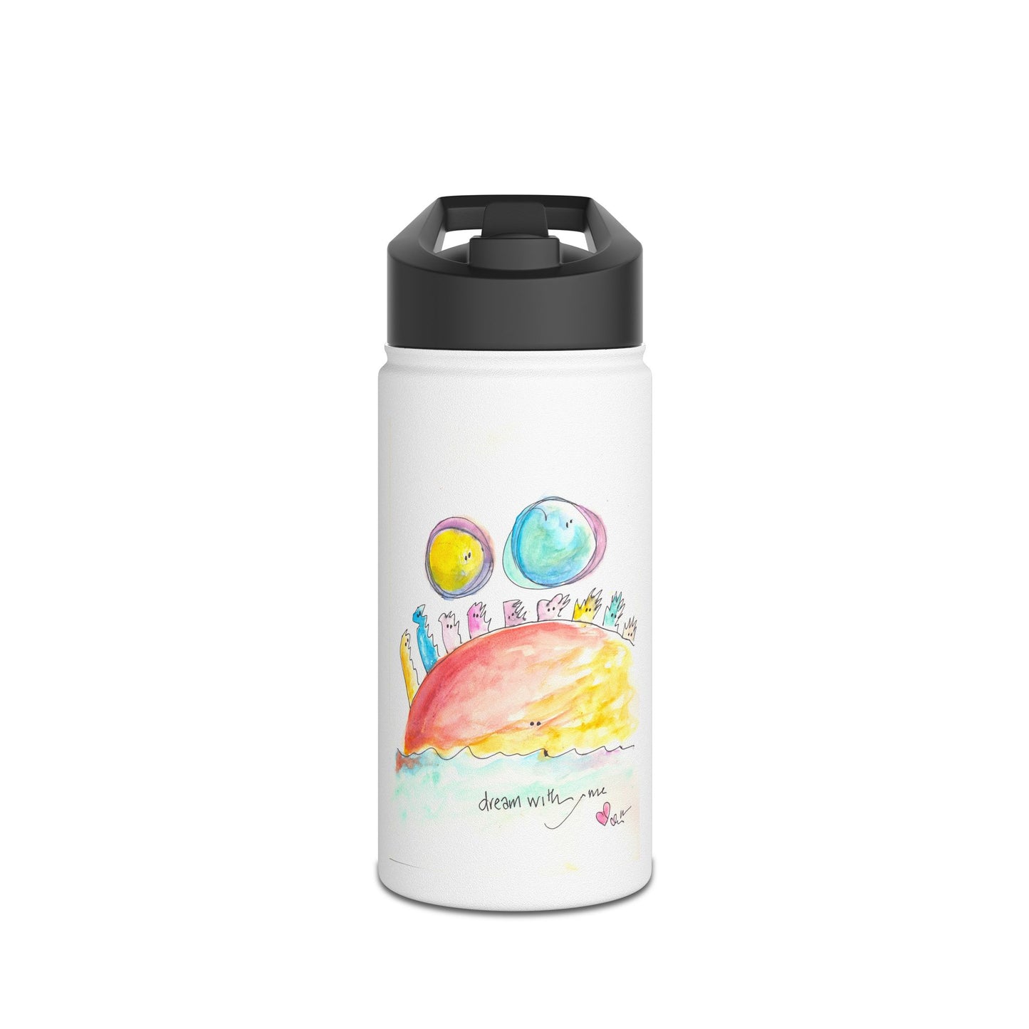 Stainless Steel Water Bottle, Standard Lid - Dream with Me