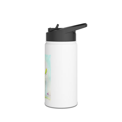 Stainless Steel Water Bottle, Standard Lid - Be in Bloom