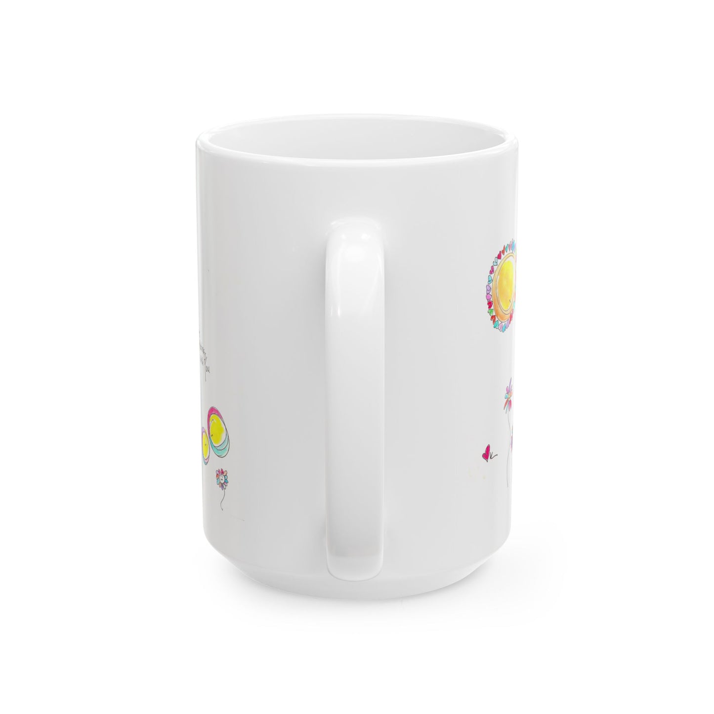 Ceramic Mug, (11oz, 15oz) - Reflecting with You