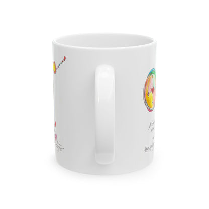 Ceramic Mug, (11oz, 15oz) - The Heart Compass