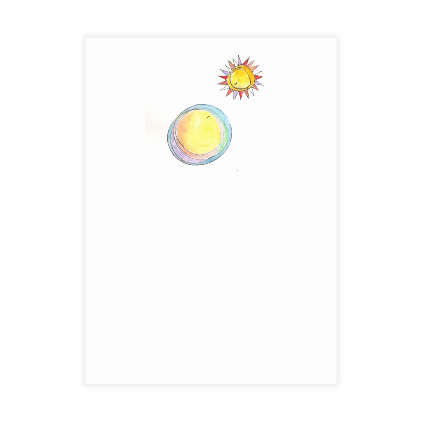 Postcard Label for Original Paintings