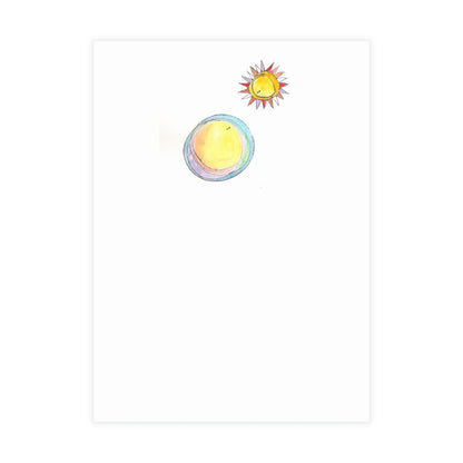 Postcard Label for Original Paintings
