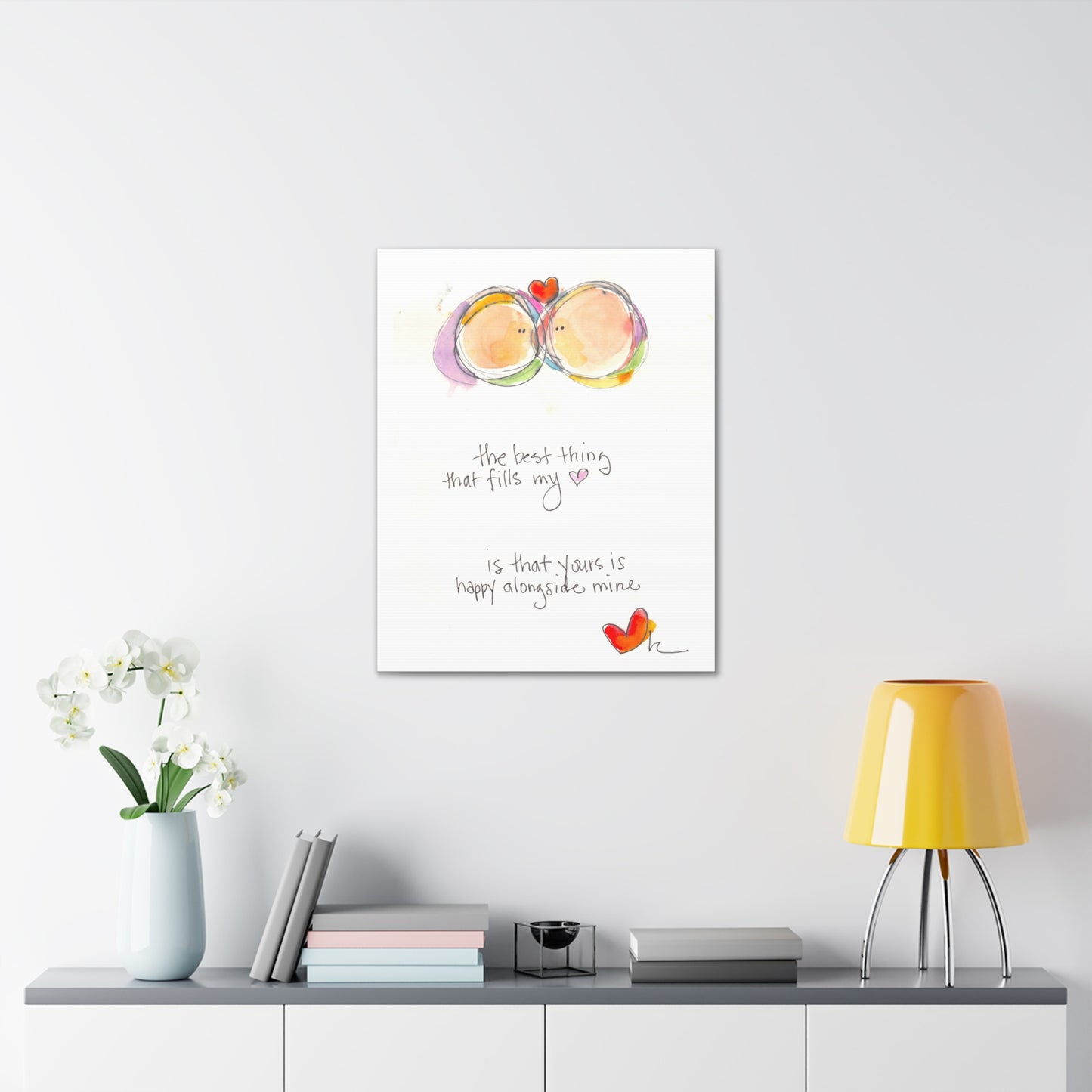 Canvas Gallery Wrap 1.25" - Your Heart Alongside Mine