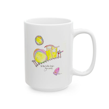 Ceramic Mug, (11oz, 15oz) - Little Train you Could Be