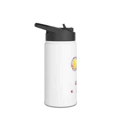 Stainless Steel Water Bottle, Standard Lid - Reflecting with You