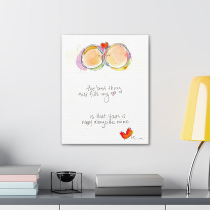 Canvas Gallery Wrap 1.25" - Your Heart Alongside Mine