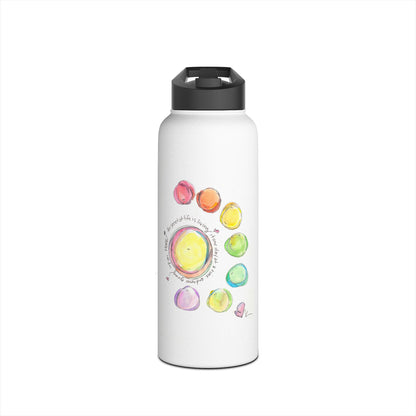 Stainless Steel Water Bottle, Standard Lid - The Secret to Life