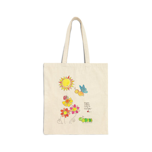 AFSP Indiana Cotton Canvas Tote Bag - Lucky to Know You