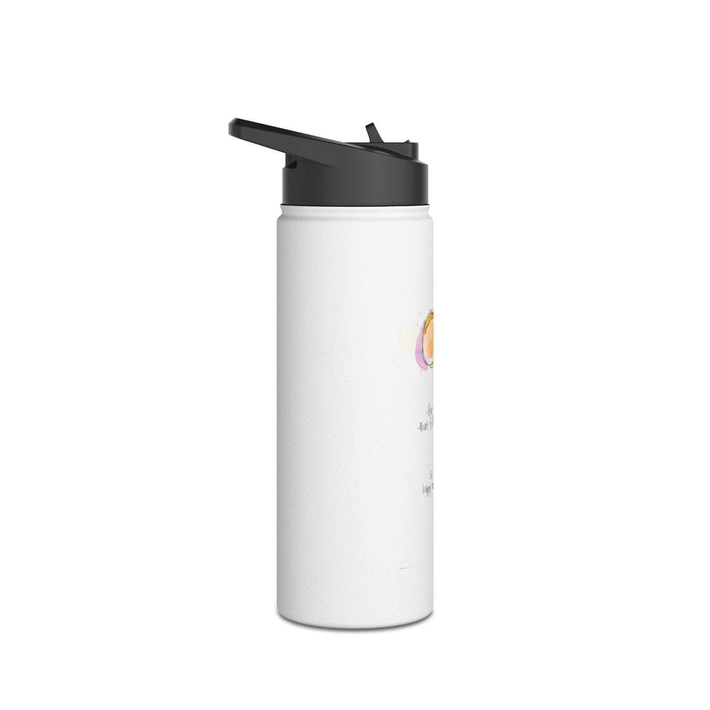 Stainless Steel Water Bottle, Standard Lid - Your Heart Alongside Mine