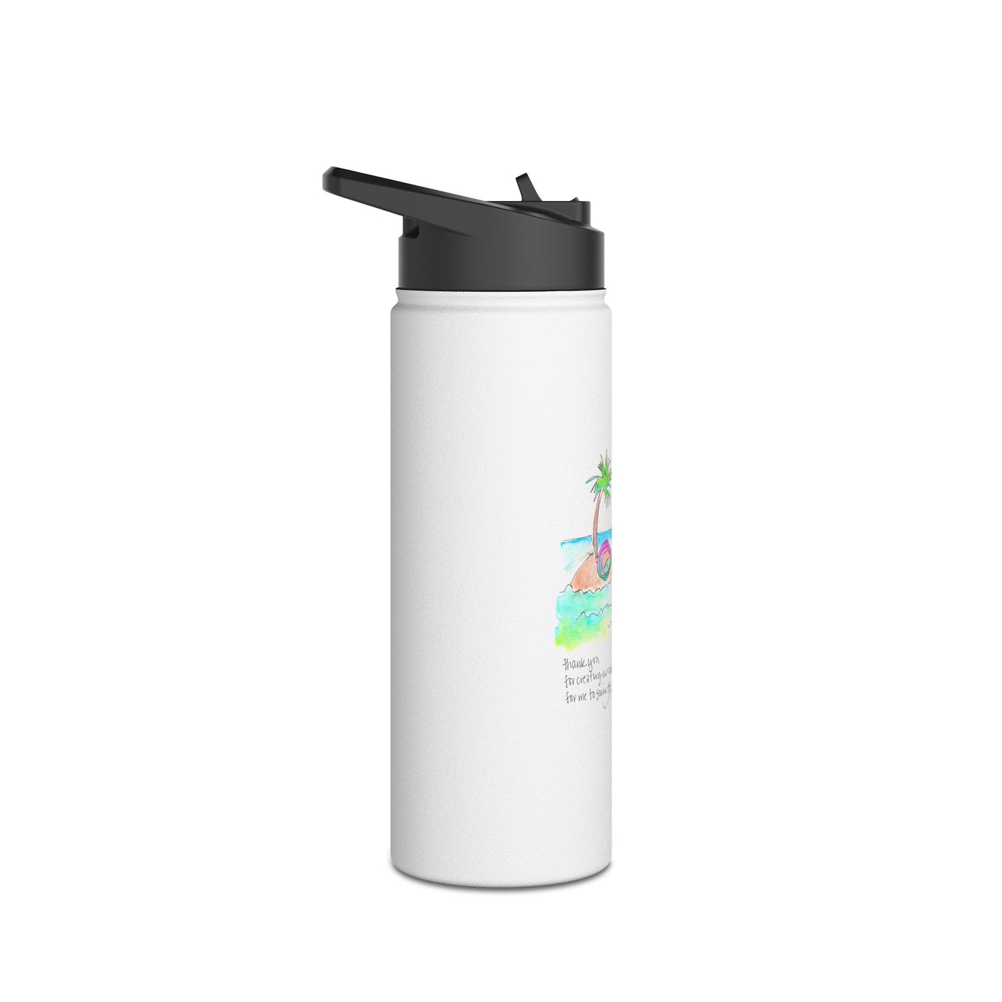 Stainless Steel Water Bottle, Standard Lid - You are My Oasis