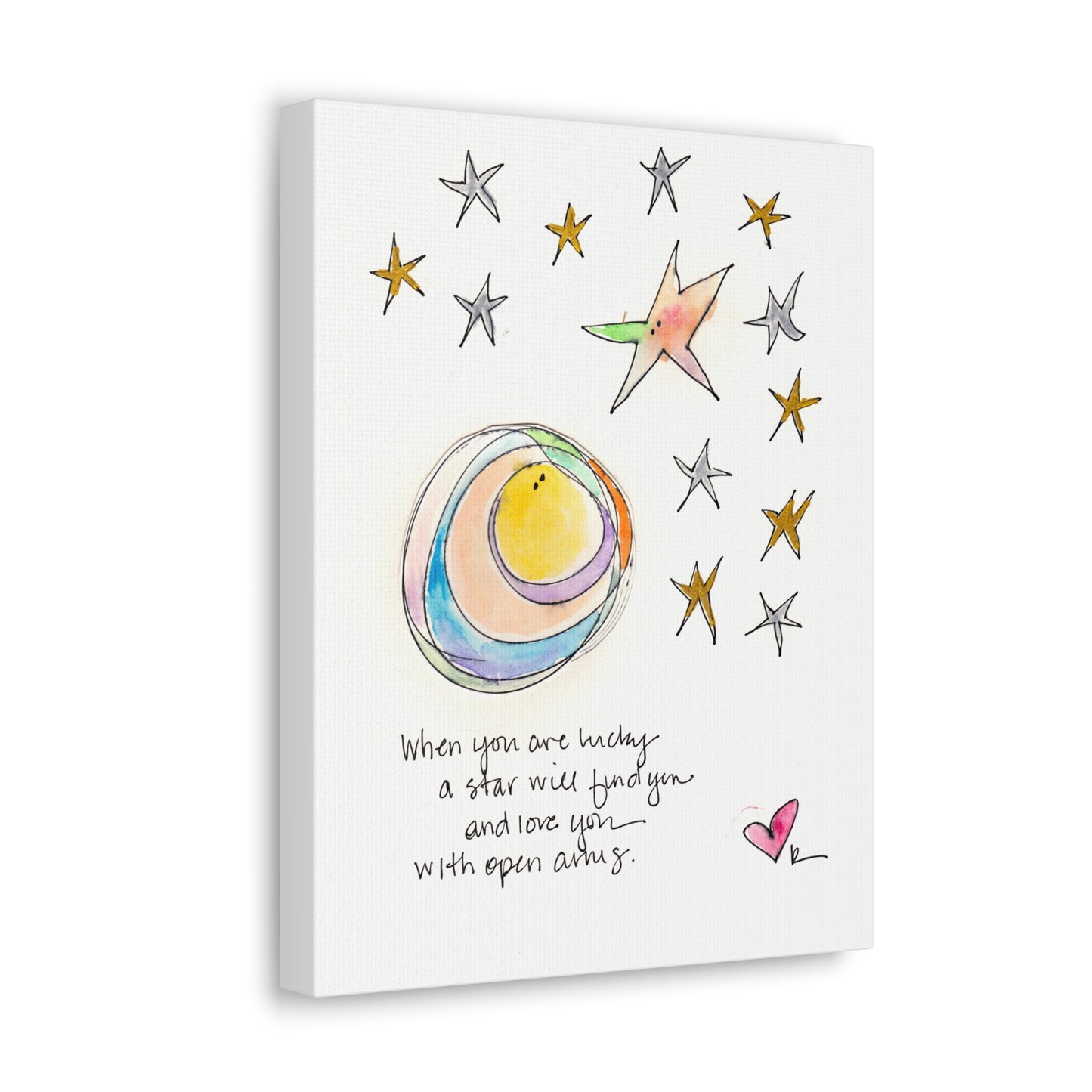 Canvas Gallery Wrap 1.25" - Star with Open Arms