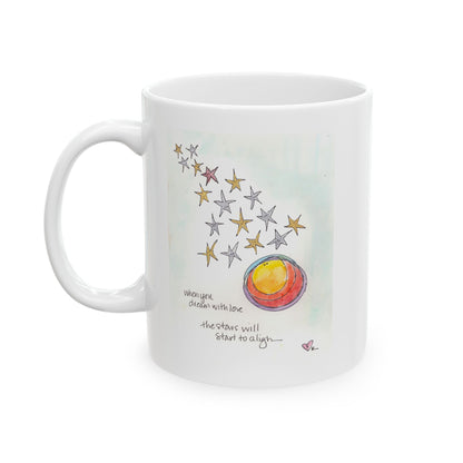 Ceramic Mug, (11oz, 15oz) - Dream with Love