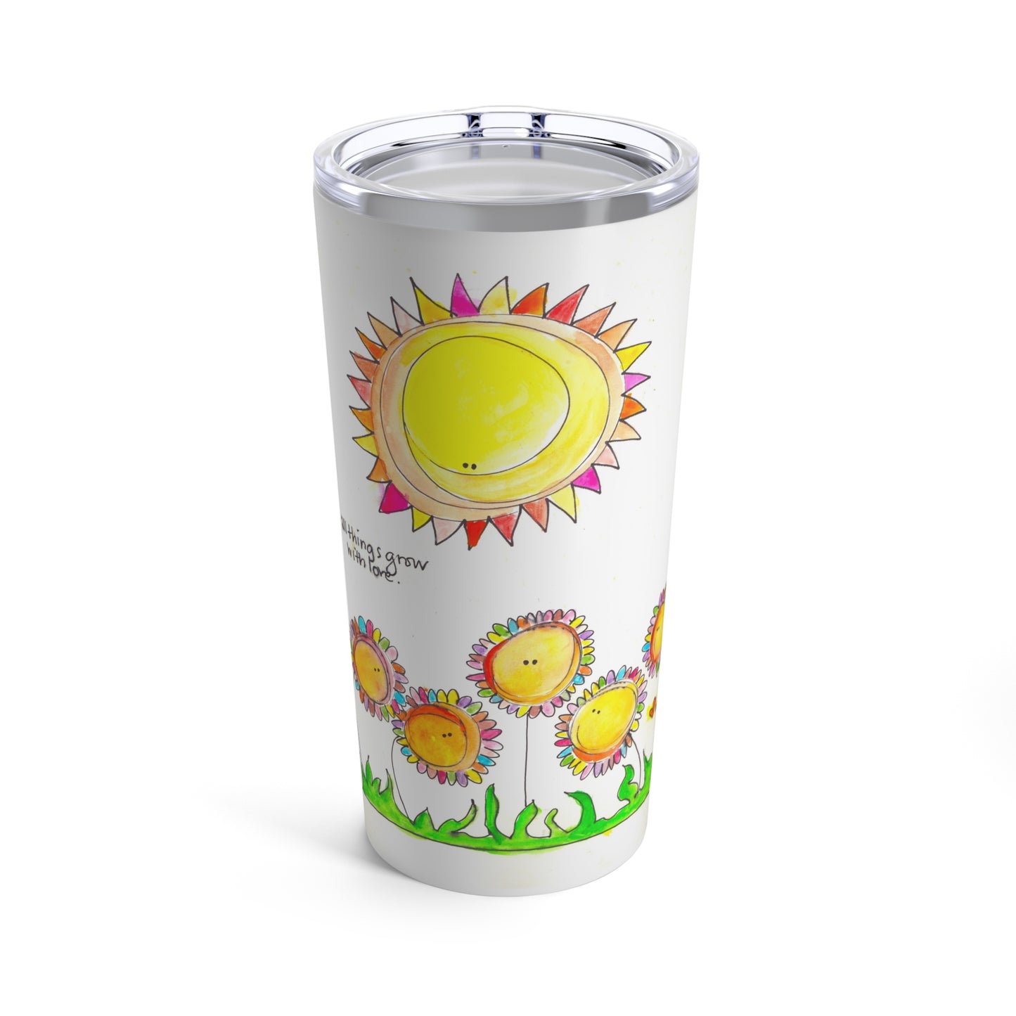 Tumbler 20oz - All Things Grow with Love