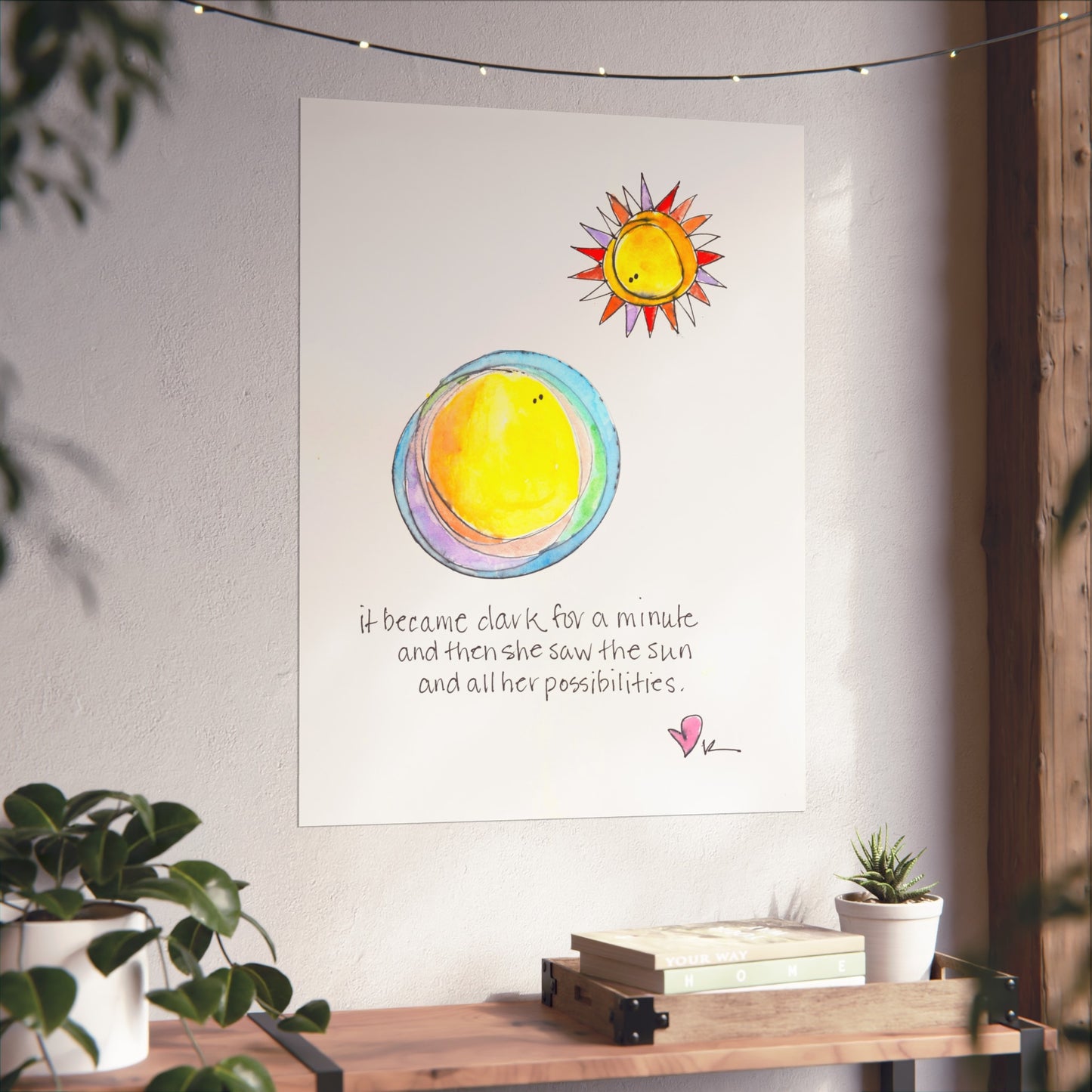 Fine Art Print - She saw the Sun