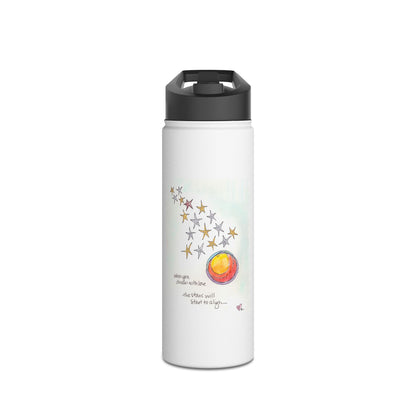 Stainless Steel Water Bottle, Standard Lid - Dream with Love