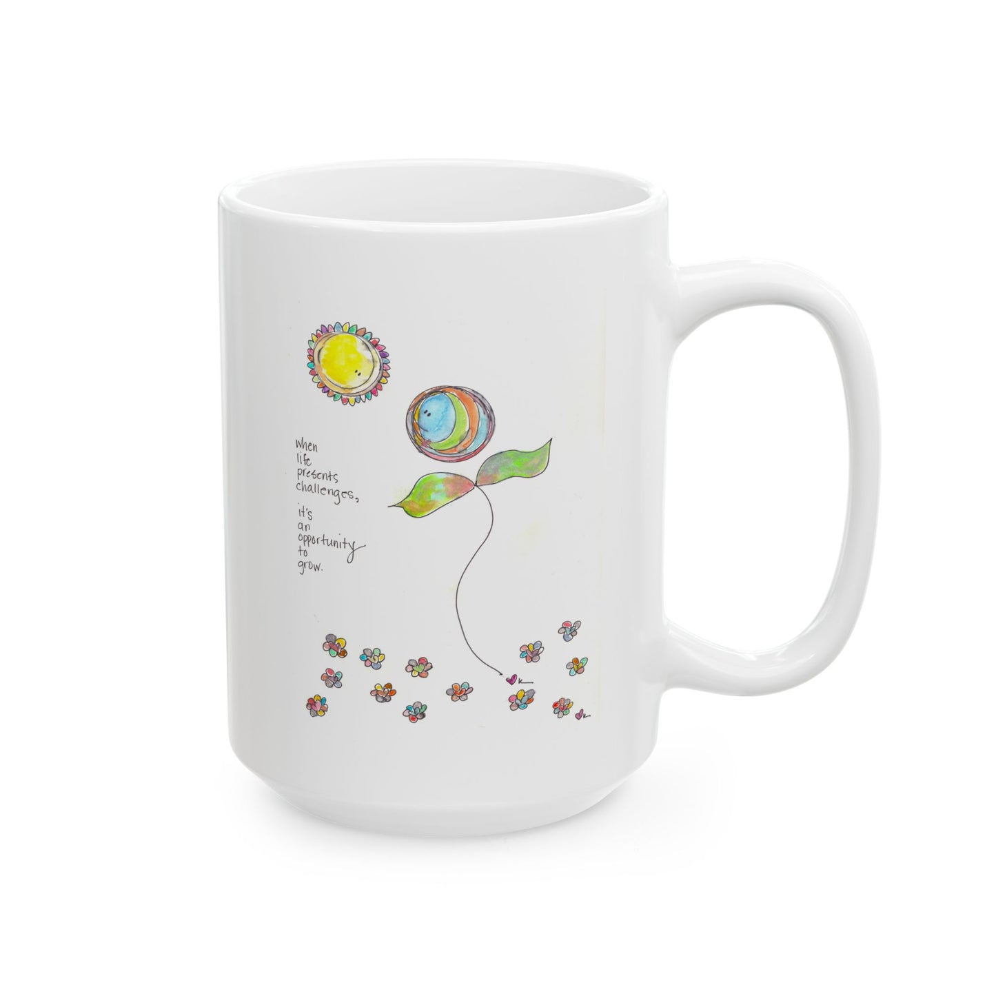 Ceramic Mug, (11oz, 15oz) - Opportunity to Grow