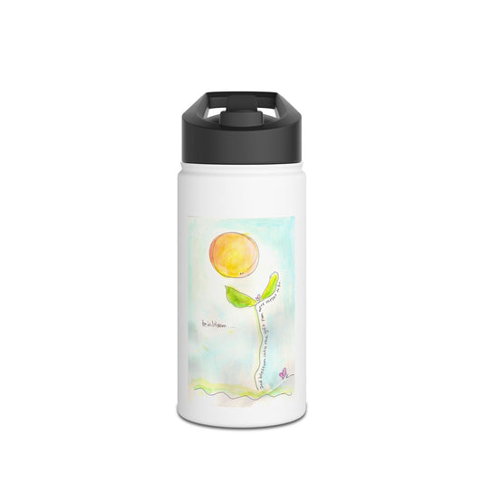 Stainless Steel Water Bottle, Standard Lid - Be in Bloom