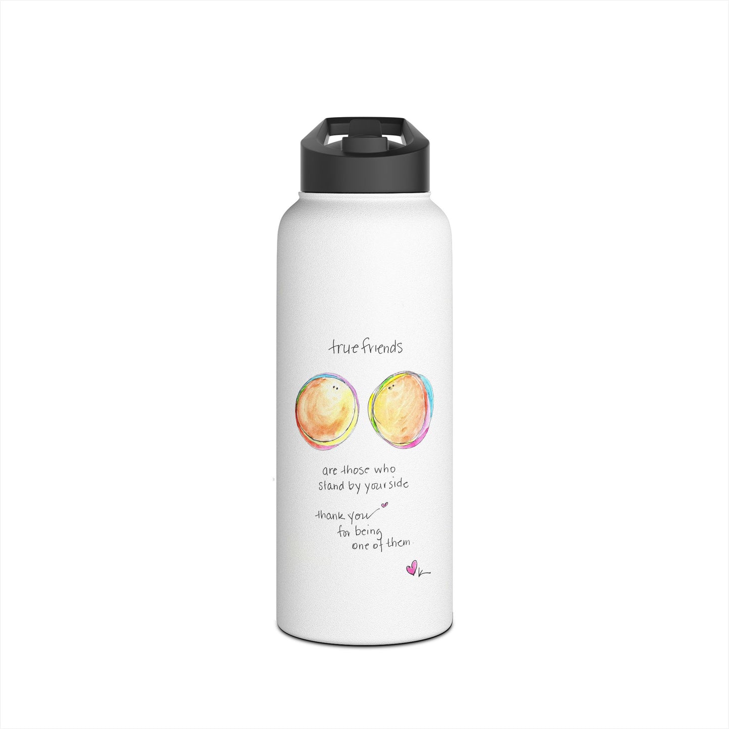 Stainless Steel Water Bottle, Standard Lid - True Friends