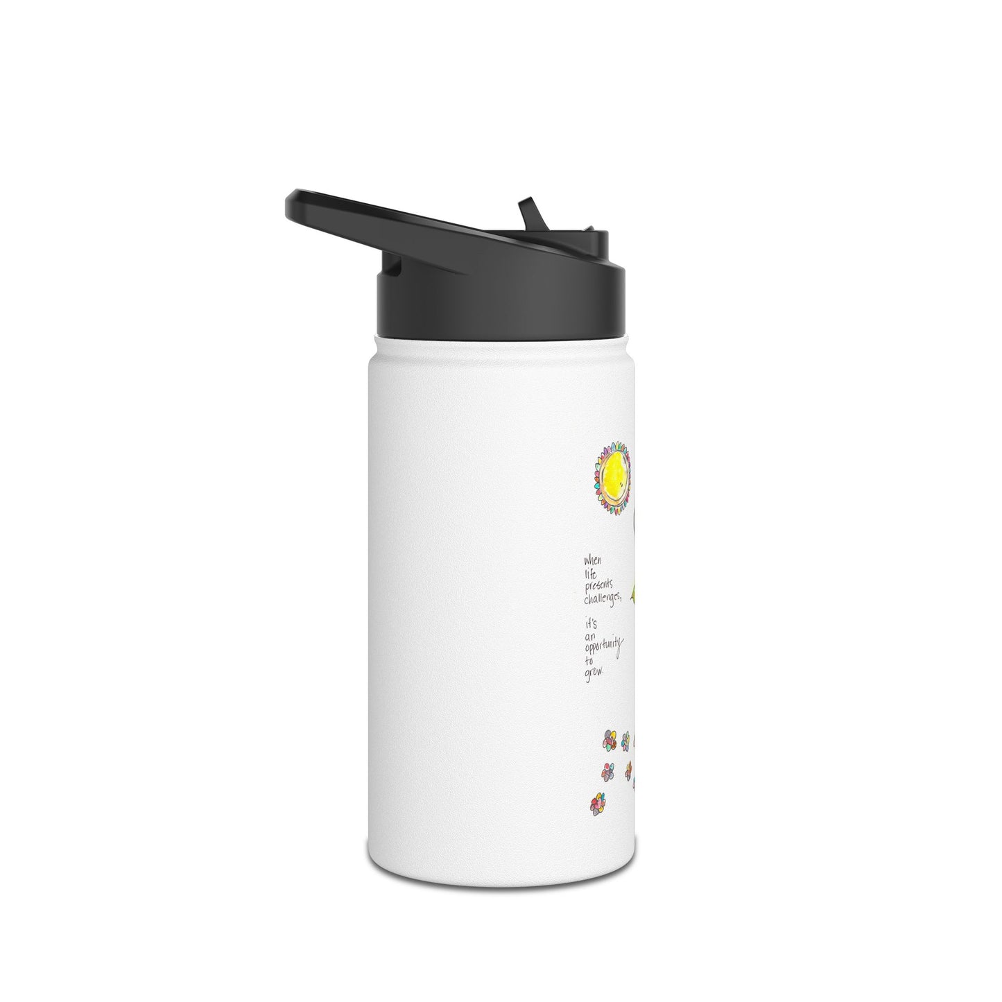 Stainless Steel Water Bottle, Standard Lid - Opportunity to Grow