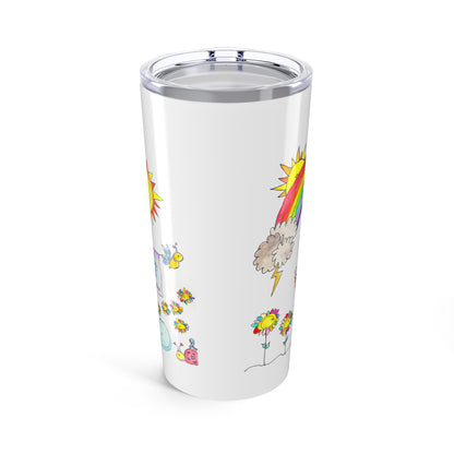 AFSP Indiana Tumbler 20oz - Rainbows follow Storms
