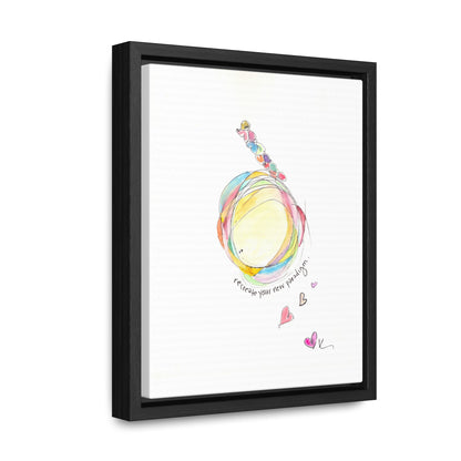 Gallery Canvas with Black Frame - A New Paradigm