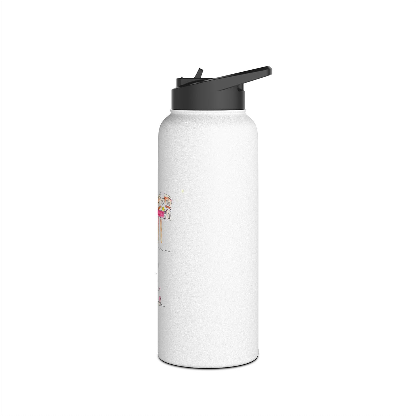 Stainless Steel Water Bottle, Standard Lid - Rome wasn't Built in a Day