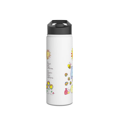 AFSP National Stainless Steel Water Bottle, Standard Lid - Courageous Part of You