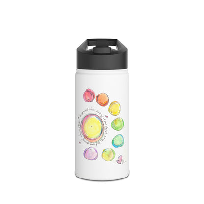 Stainless Steel Water Bottle, Standard Lid - The Secret to Life