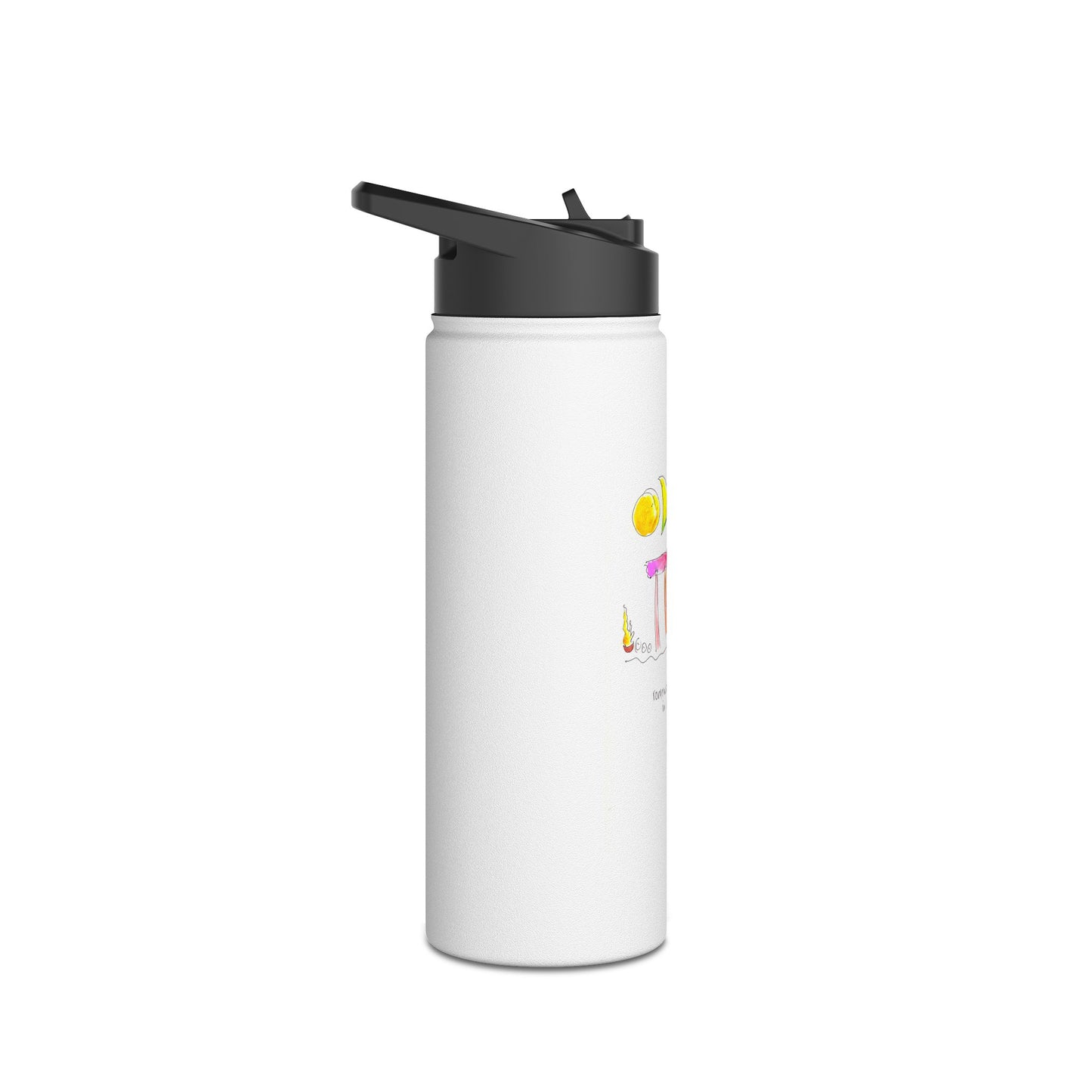 Stainless Steel Water Bottle, Standard Lid - Rome wasn't Built in a Day