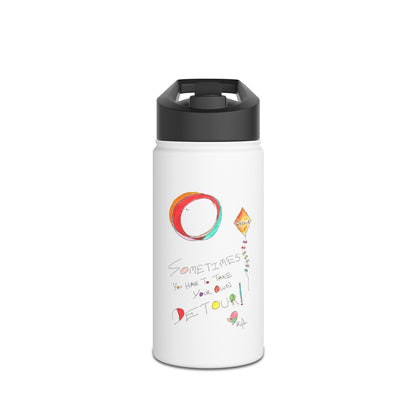 Stainless Steel Water Bottle, Standard Lid - Take your Own Detour