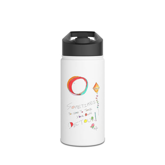 Stainless Steel Water Bottle, Standard Lid - Take your Own Detour