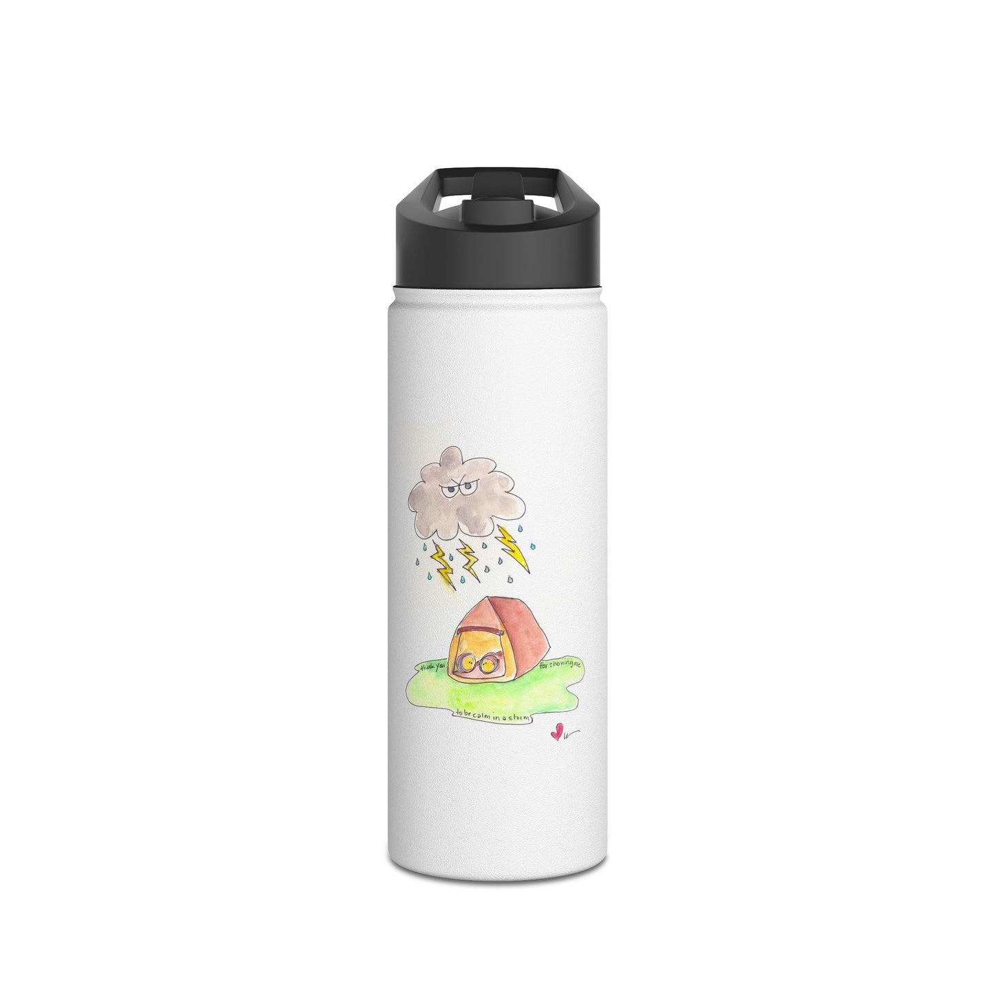 Stainless Steel Water Bottle, Standard Lid - My Calm in a Storm